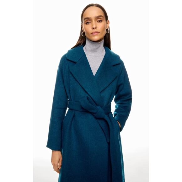 Peter Som x RTR Jackets & Blazers - Peter Som x RTR Blue Wool Belted Coat